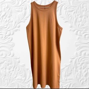 A New Day Tan Tank Top Dress. size L